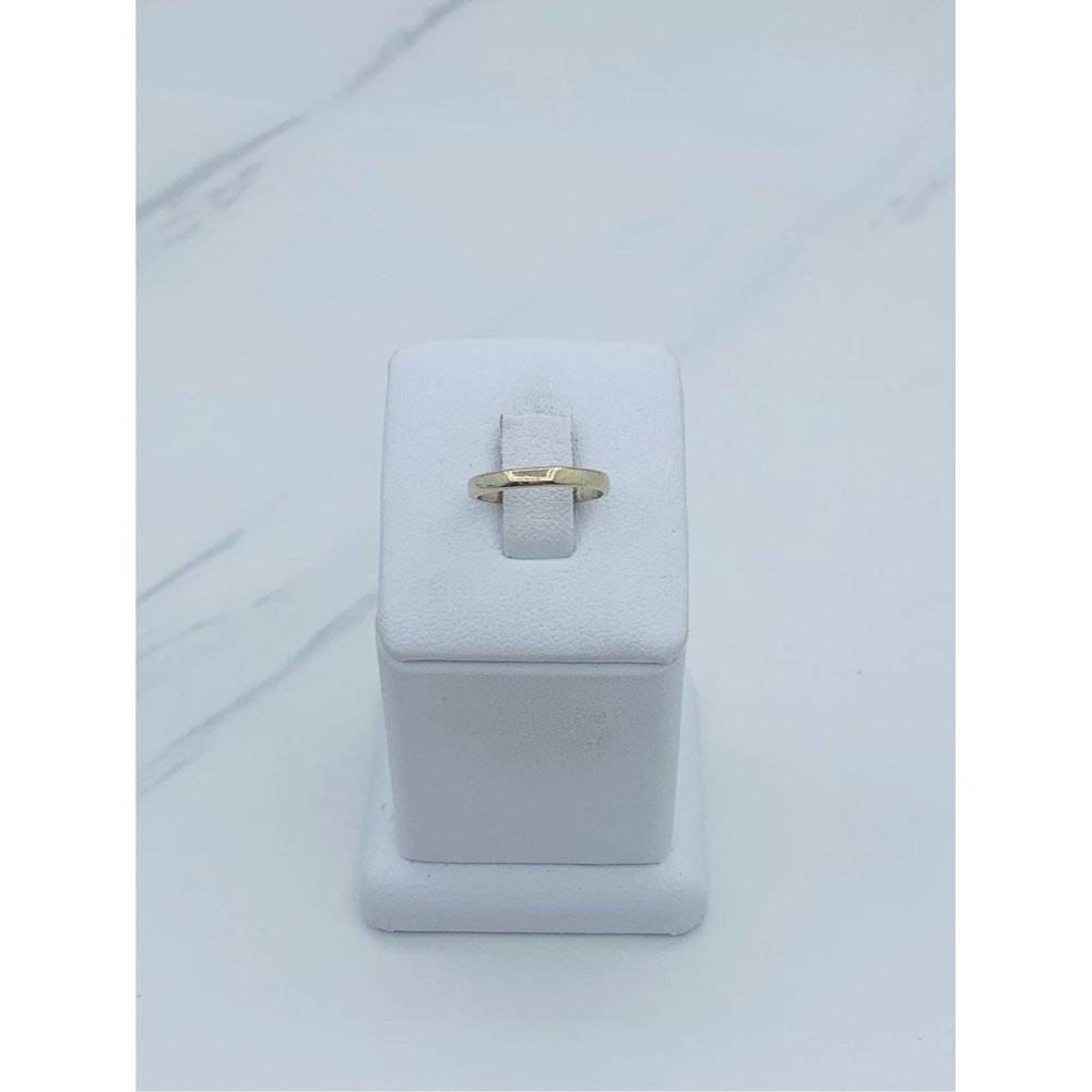 10k Solid Gold Ring band Girl 3 1/4 stackable